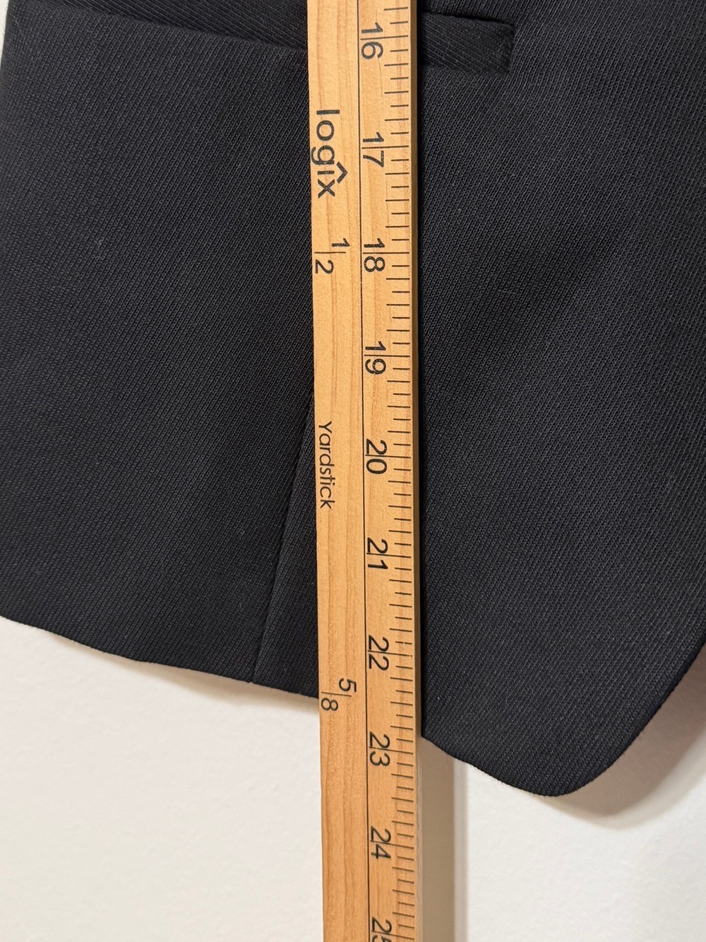 Sezane Black Button Vest Size 34 or XS Wool Blend NEW NWOT - Picture 8 of 9